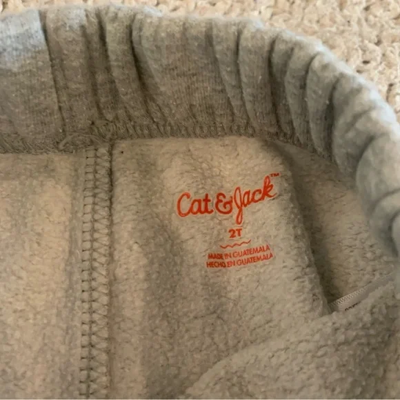 Cat & Jack Gray and Leopard Pattern Leggings - Picture 3 of 7